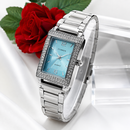 Luxury Diamond Dial Chain Watch
