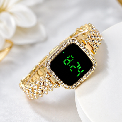 Diamond LED Watch