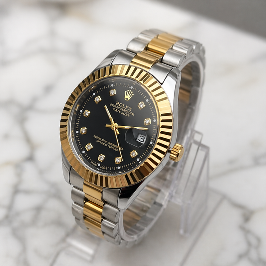 Classic Stainless Steel Analog Wrist Watch